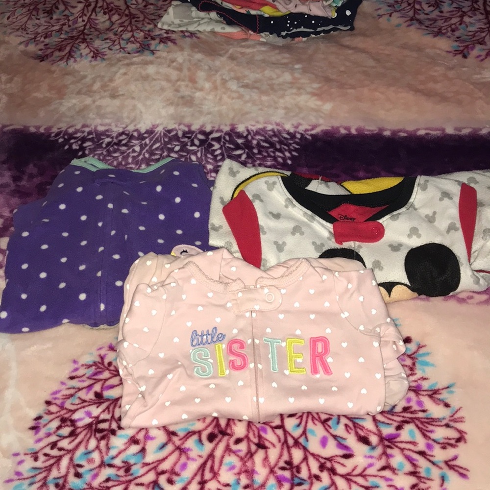 Toddlers Sleepers with feet in!